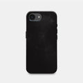 iPhone 16e Leather Shell Case Metal, MagSafe - Black