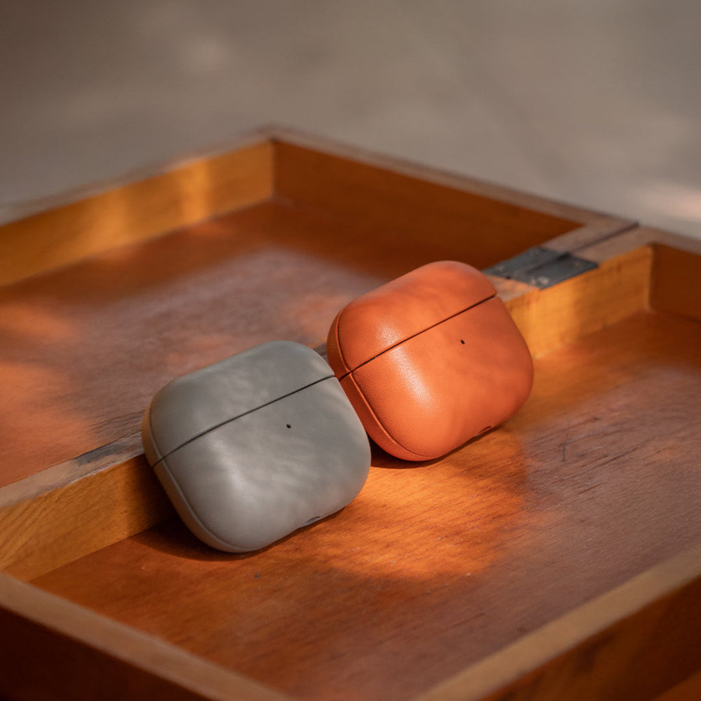 Nappa Leather AirPods Pro (2nd Generation) Case - Grey