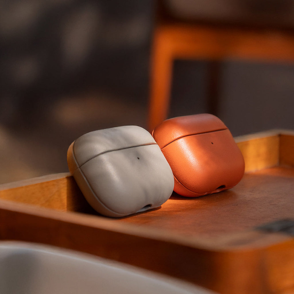 Nappa Leather AirPods Pro (2nd Generation) Case - Orange