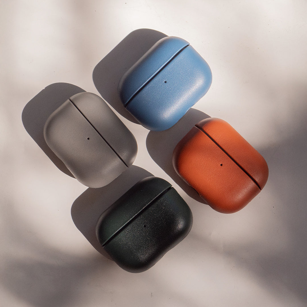 Nappa Leather AirPods Pro (2nd Generation) Case - Grey
