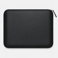 Luxury Nappa Leather MacBook Pro 16" sleeve with zip - Black