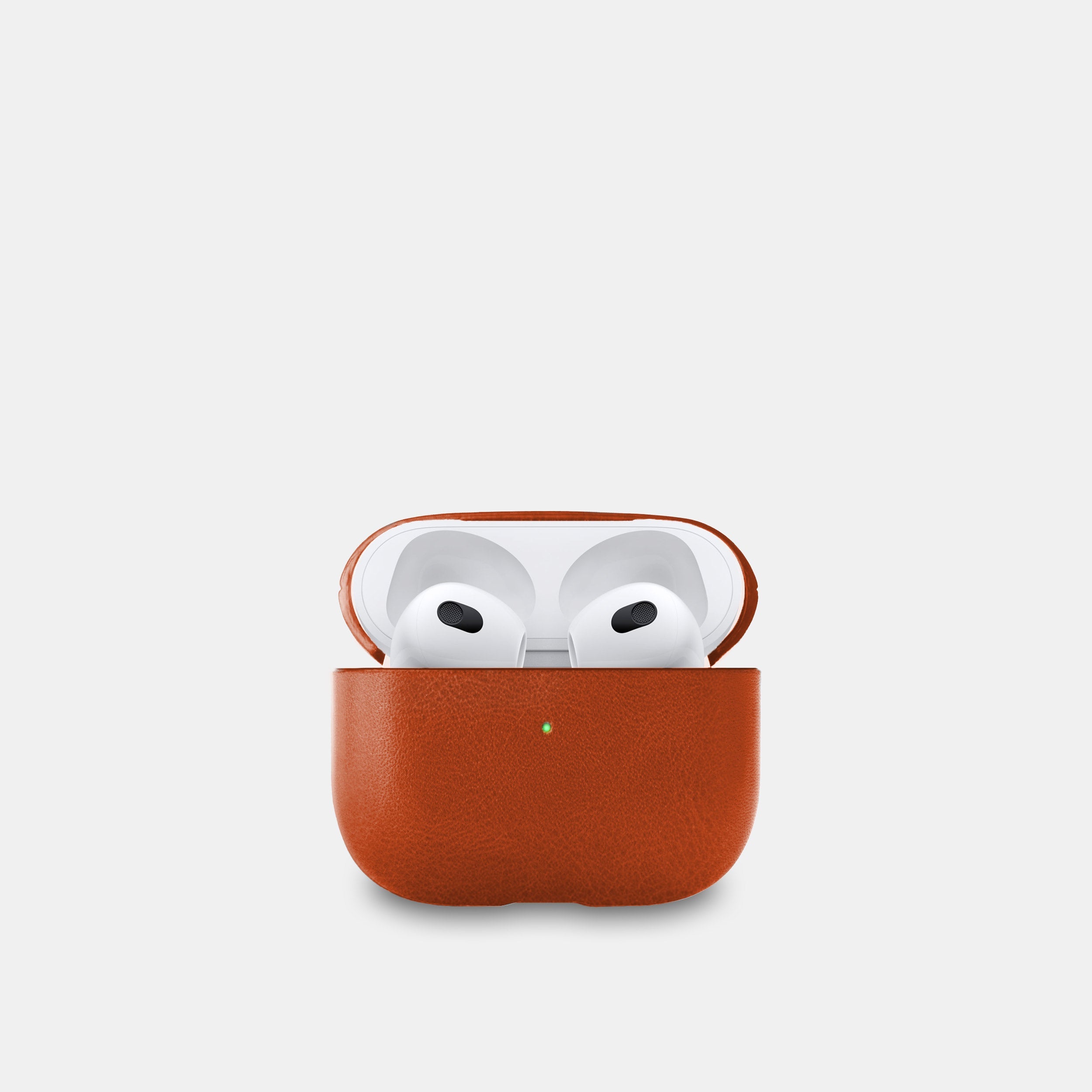 Leather AirPods (3rd Generation) Case - Saddle Brown