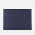 Luxury Leather Macbook Pro 14" Sleeve - Navy Blue and Mint
