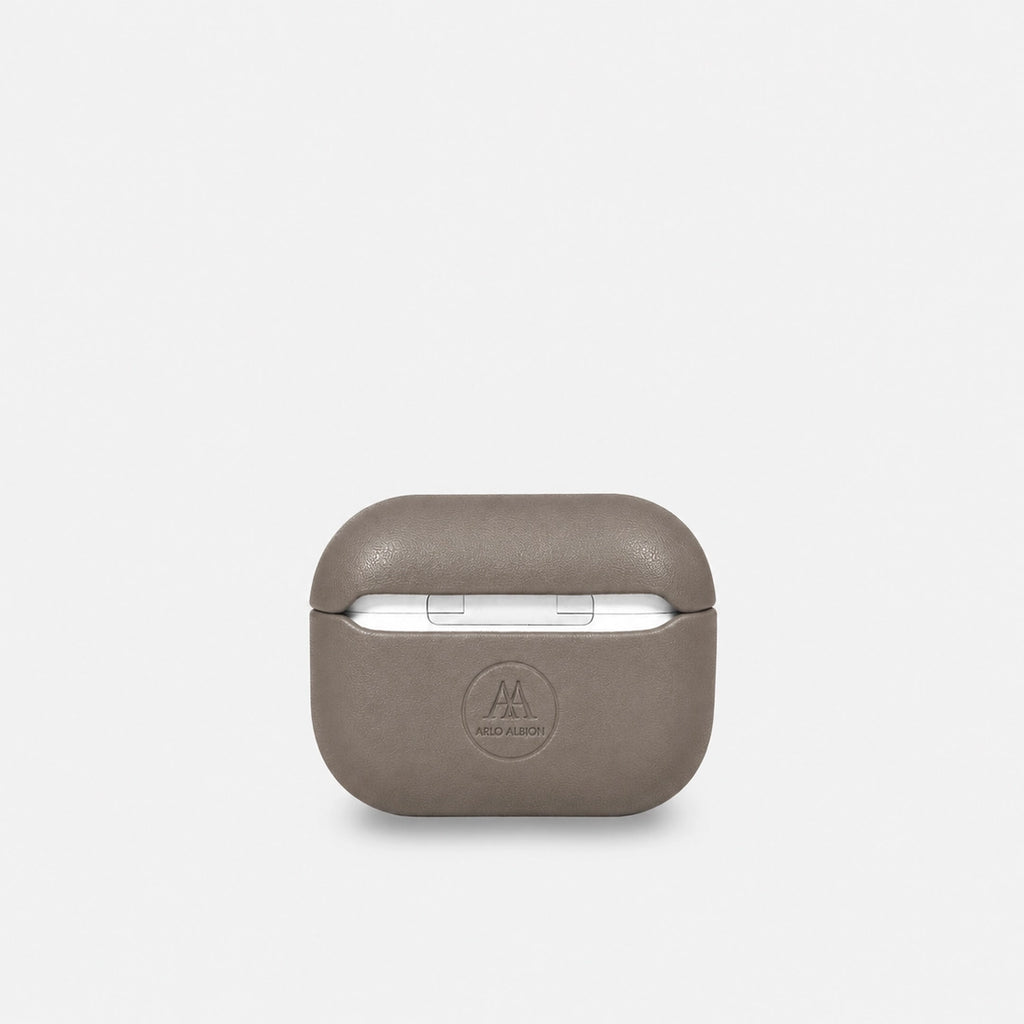 Nappa Leather AirPods Pro (2nd Generation) Case - Grey