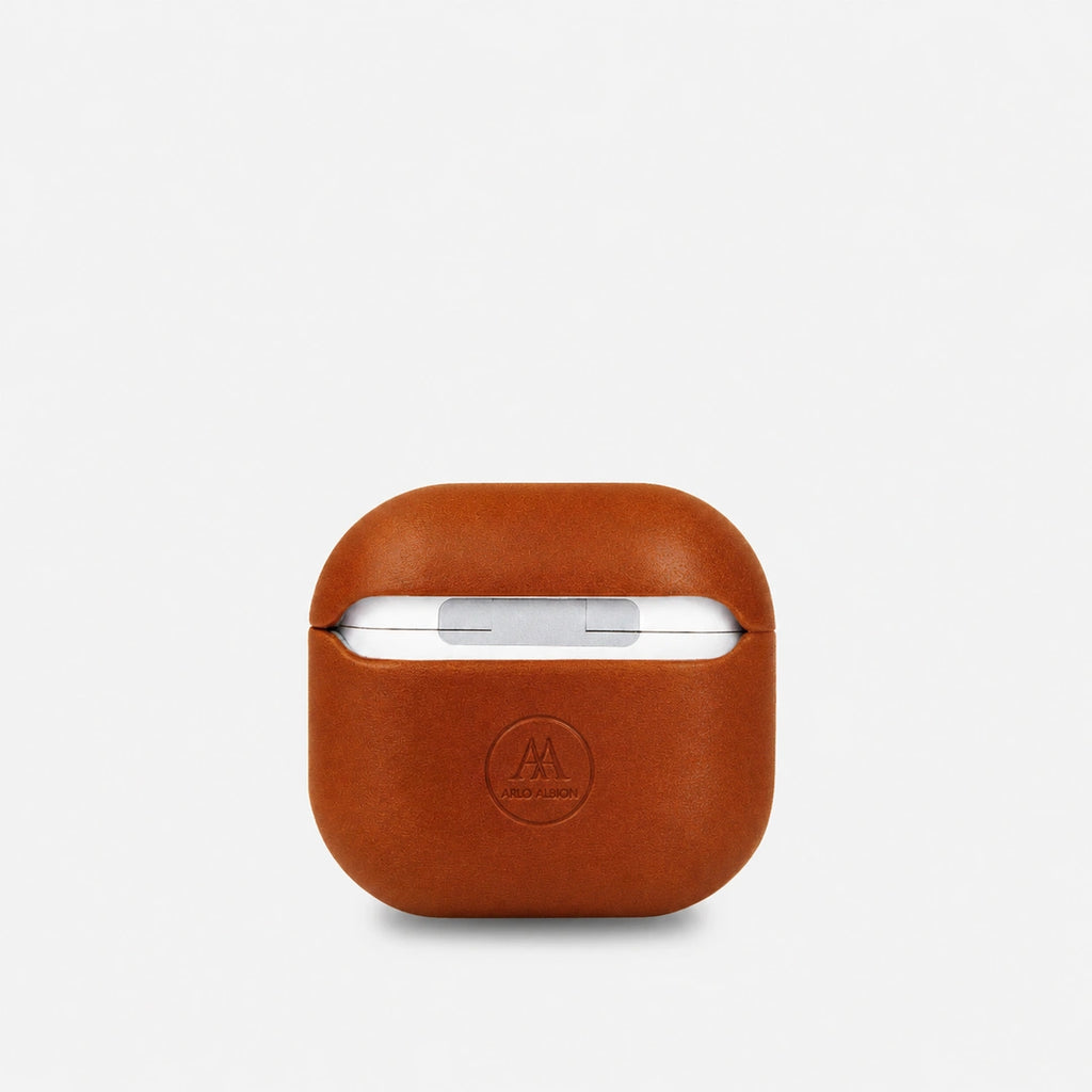 Leather AirPods (4th Generation) Case - Saddle Brown