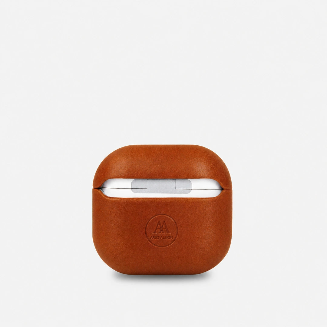 Leather AirPods (4th Generation) Case - Saddle Brown