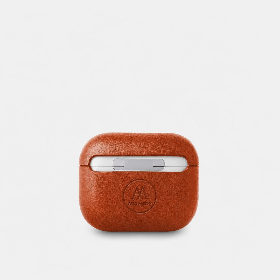 Leather AirPods Pro (2nd Generation) Case - Saddle Brown