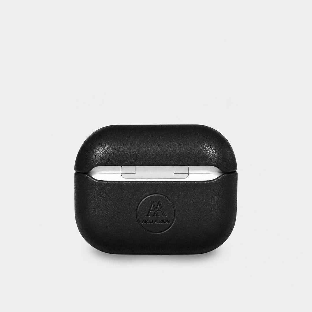 Leather AirPods Pro (3rd Generation) Case - Black