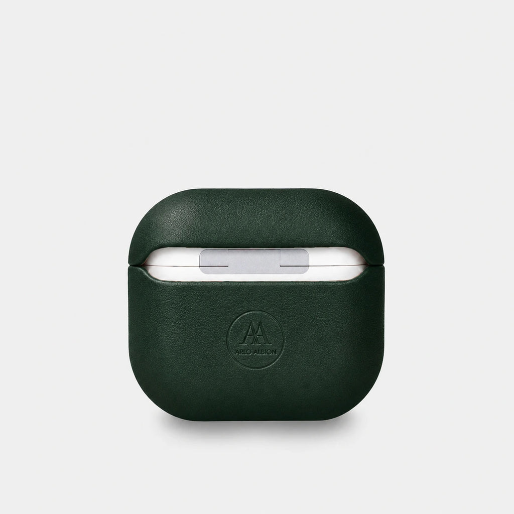 Nappa Leather AirPods (4th Generation) Case - Avocado Green