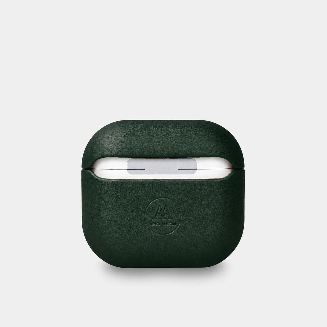 Nappa Leather AirPods (4th Generation) Case - Avocado Green