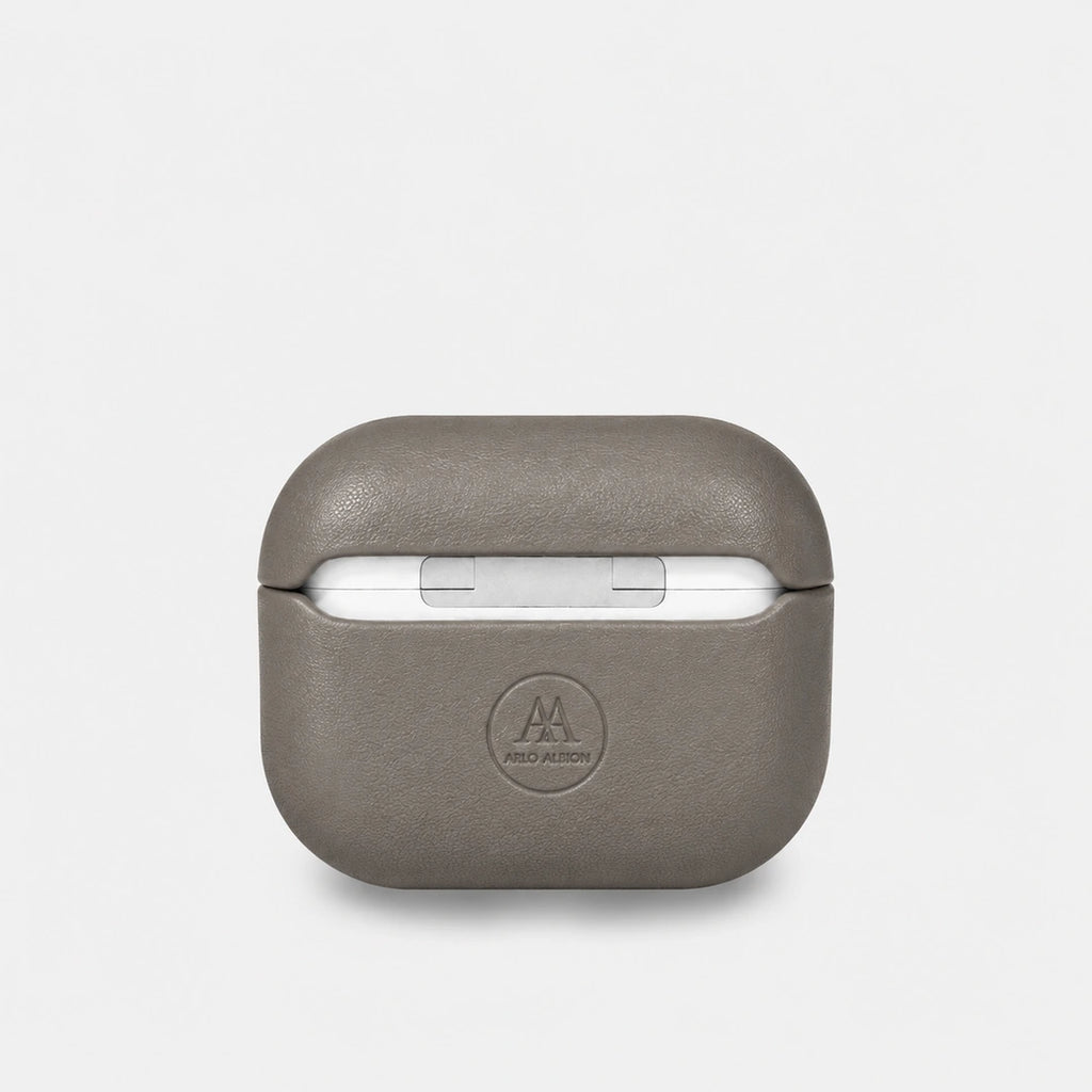 Nappa Leather AirPods Pro (3rd Generation) Case - Grey