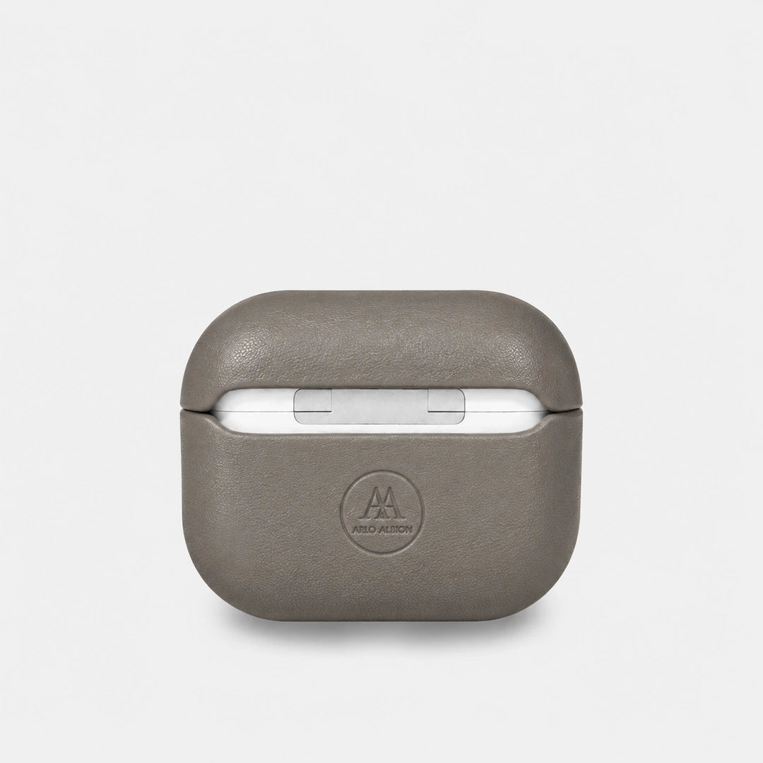 Nappa Leather AirPods Pro (3rd Generation) Case - Grey