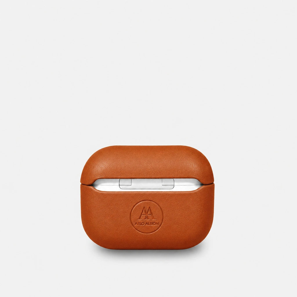 Nappa Leather AirPods Pro (2nd Generation) Case - Orange