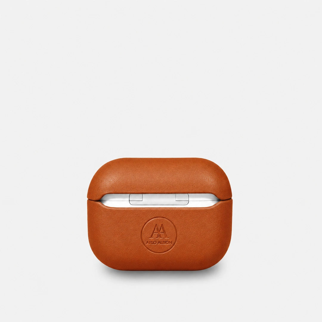 Nappa Leather AirPods Pro (2nd Generation) Case - Orange