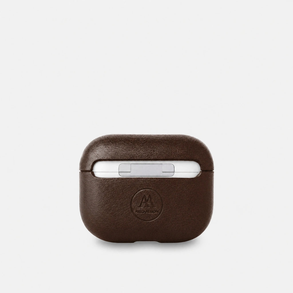 Leather AirPods Pro (3rd Generation) Case - Dark Brown
