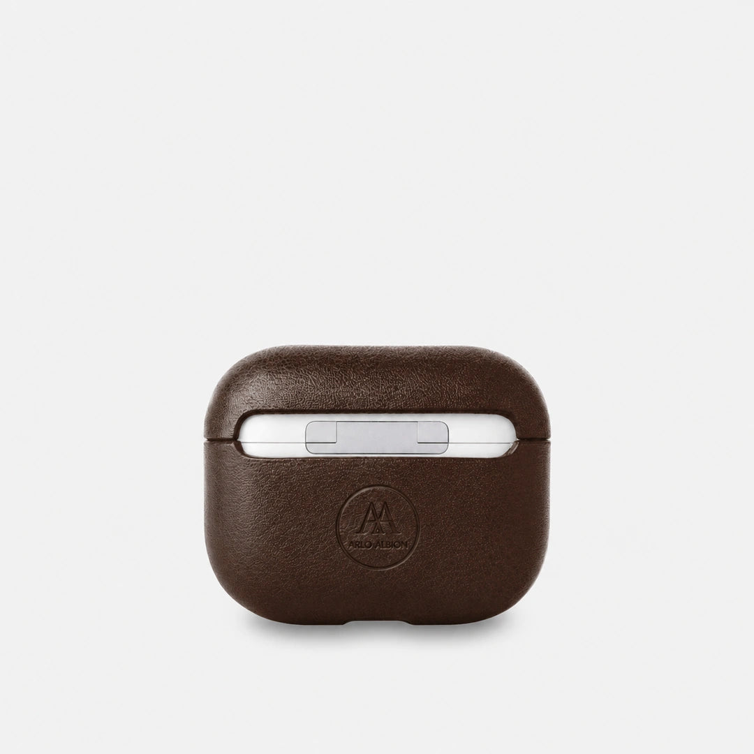 Leather AirPods Pro (3rd Generation) Case - Dark Brown