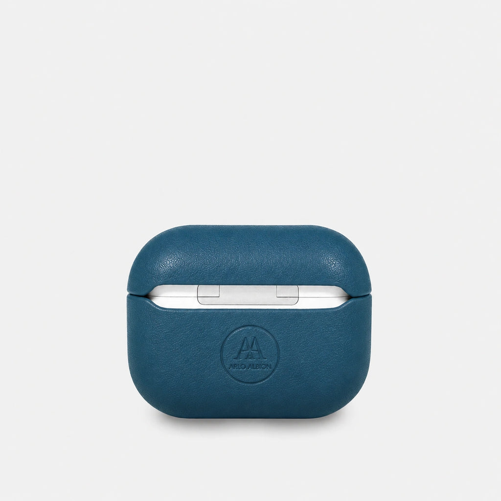 Nappa Leather AirPods Pro (3rd Generation) Case - Turquoise Blue