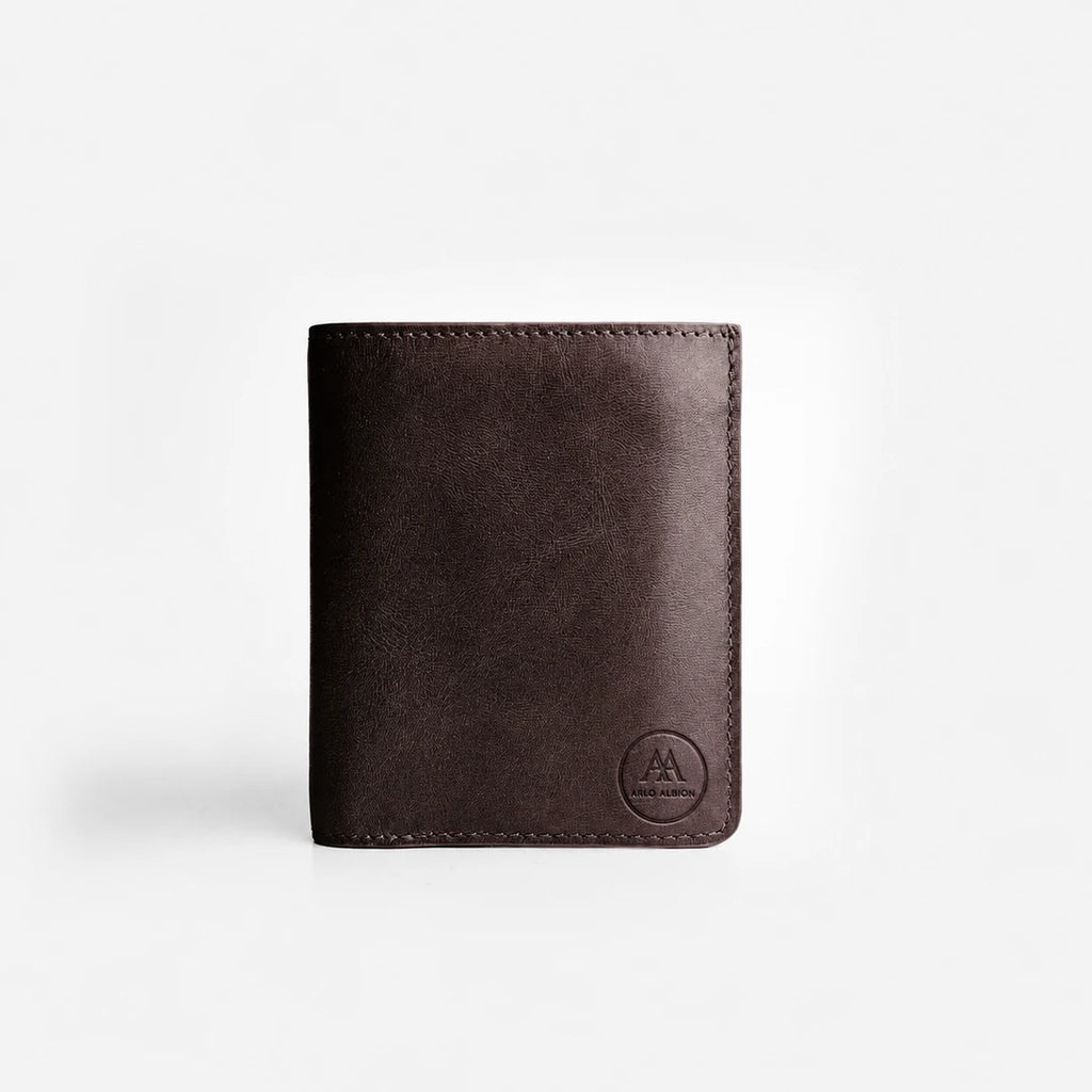 Super Slim Bi-fold wallet - Dark Brown