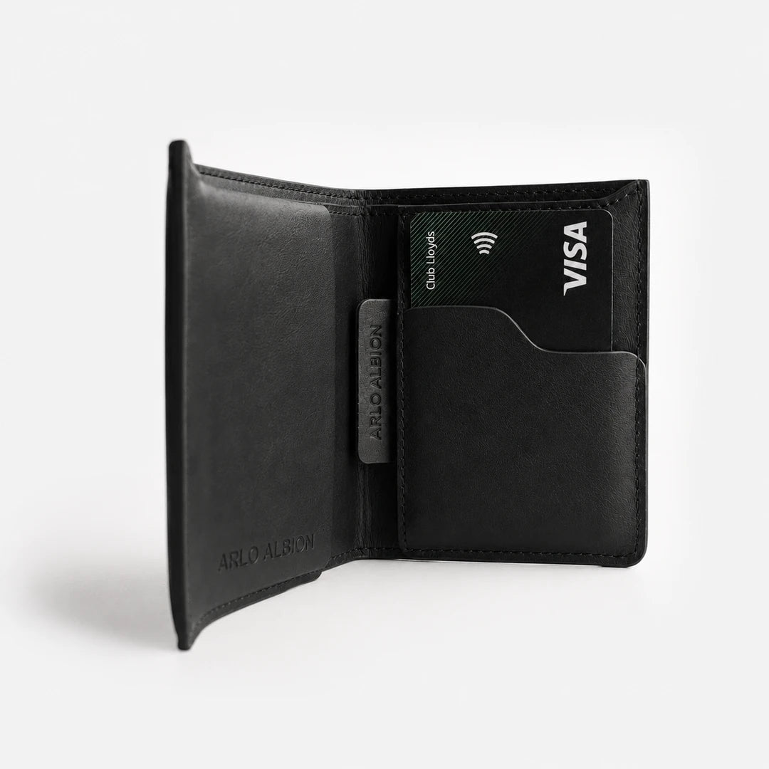 Super Slim Bi-fold wallet - Black