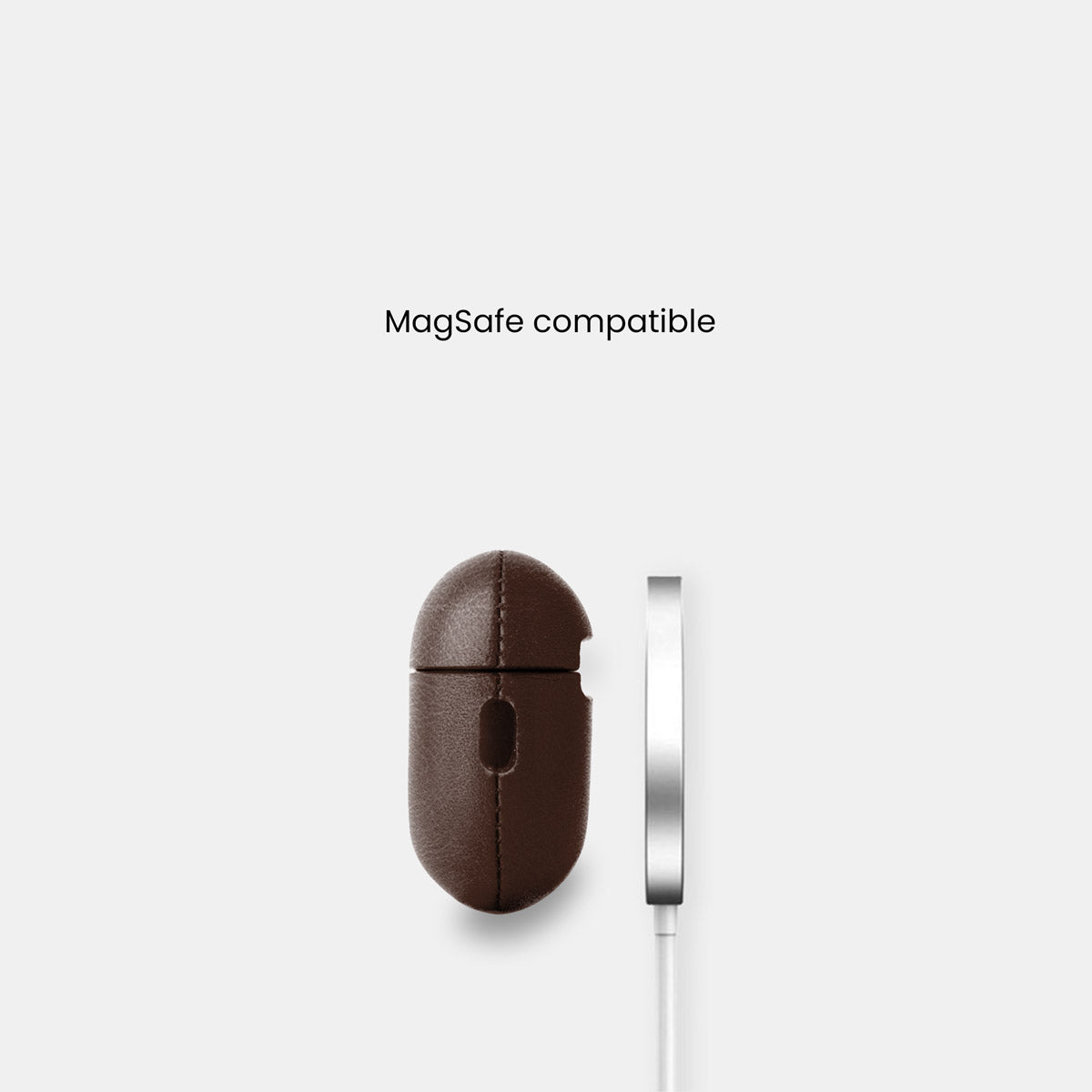 Leather AirPods Pro (3rd Generation) Case - Dark Brown