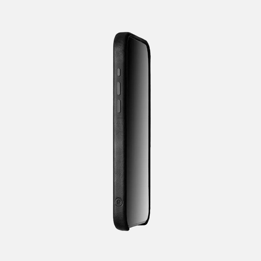 Leather iPhone 17 Pro Max Shell Case, MagSafe - Black