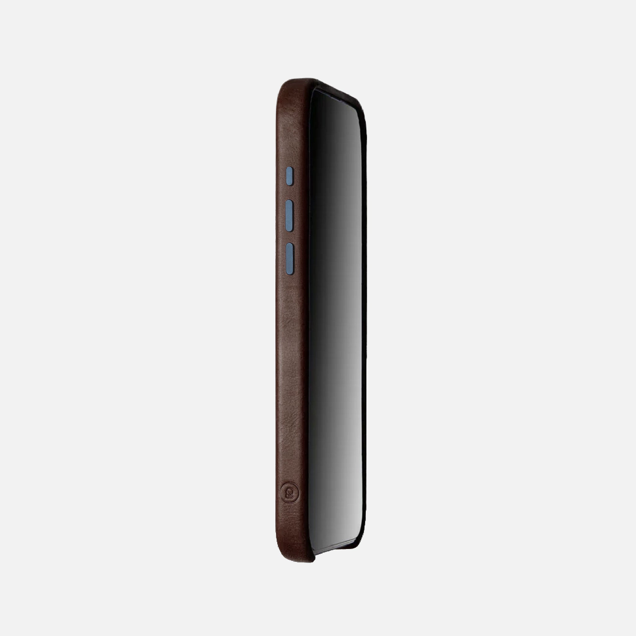 Leather iPhone 17 Pro Shell Case, MagSafe - Dark Brown