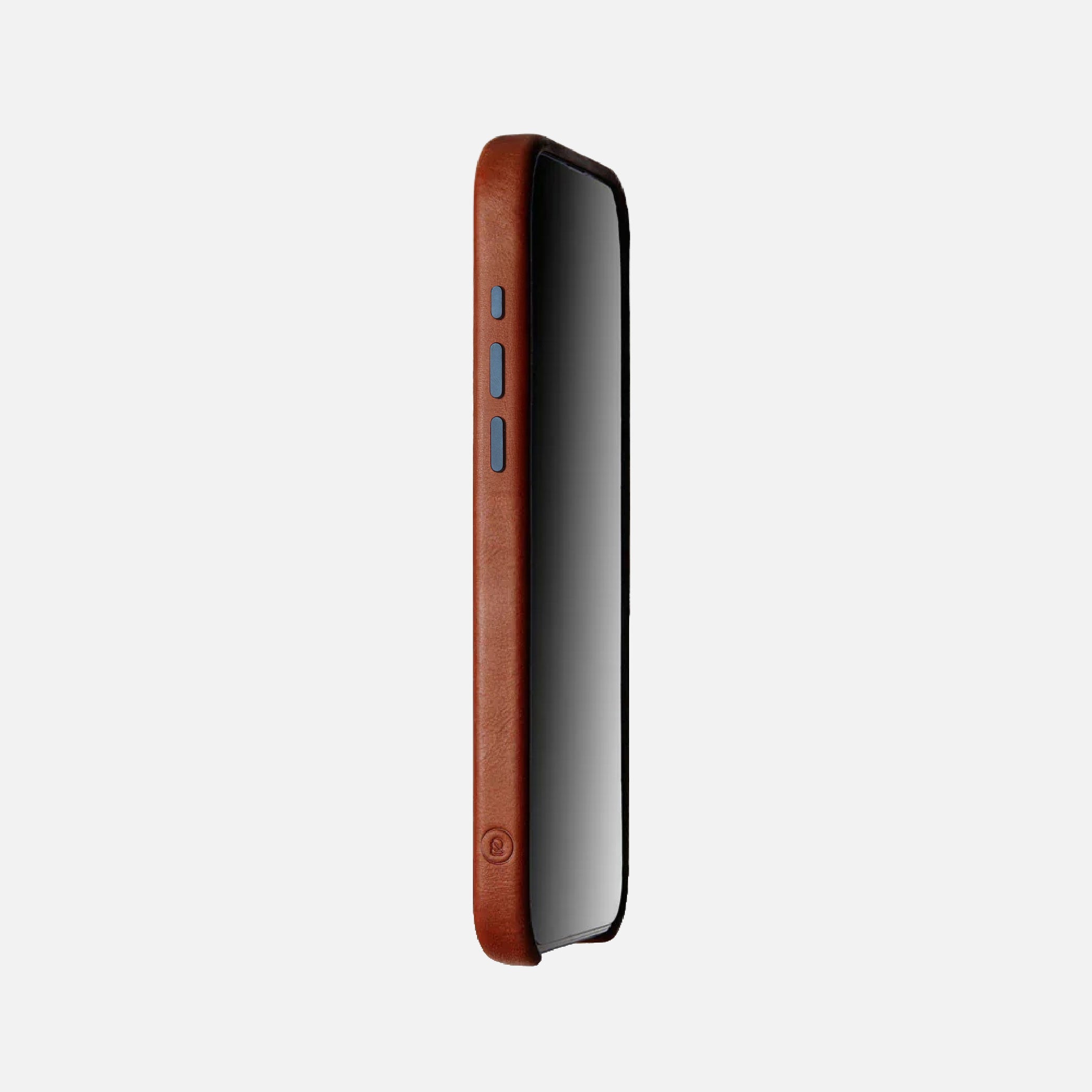 Leather iPhone 17 Pro Shell Case, MagSafe - Saddle Brown