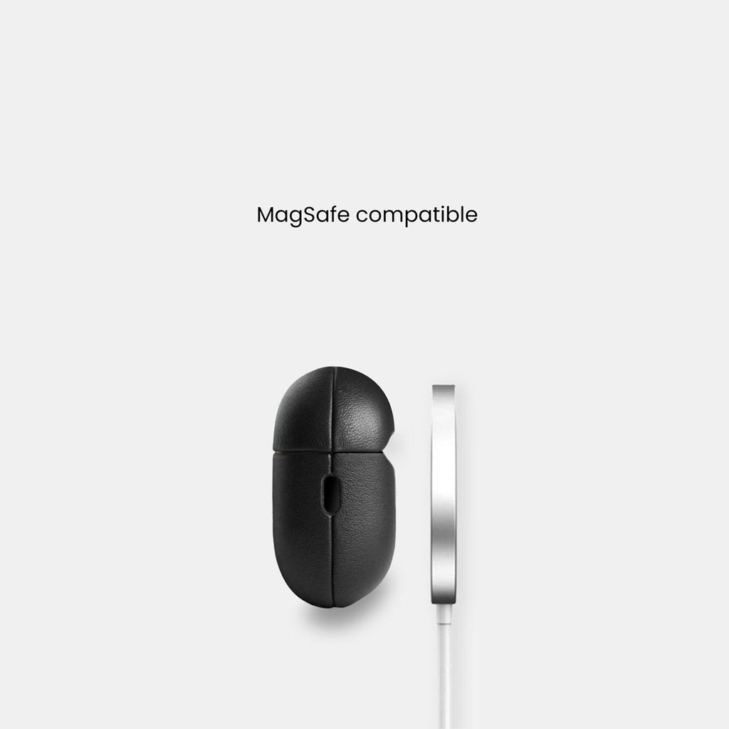 Nappa Leather AirPods Pro (3rd Generation) Case - Black