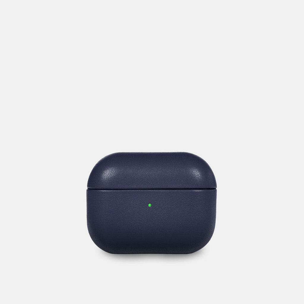Nappa Leather AirPods Pro (3rd Generation) Case - Navy Blue