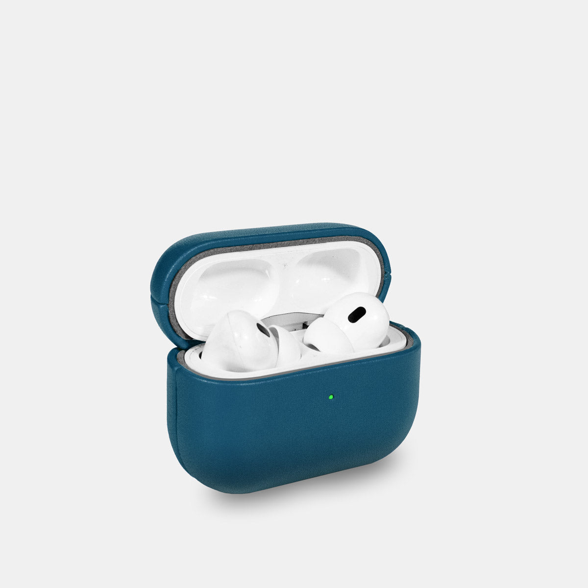 Nappa Leather AirPods Pro (3rd Generation) Case - Turquoise Blue