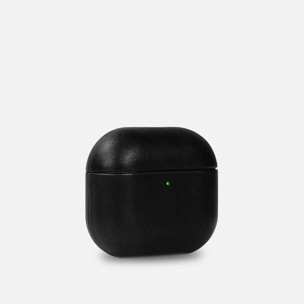 Leather AirPods (4th Generation) Case - Black