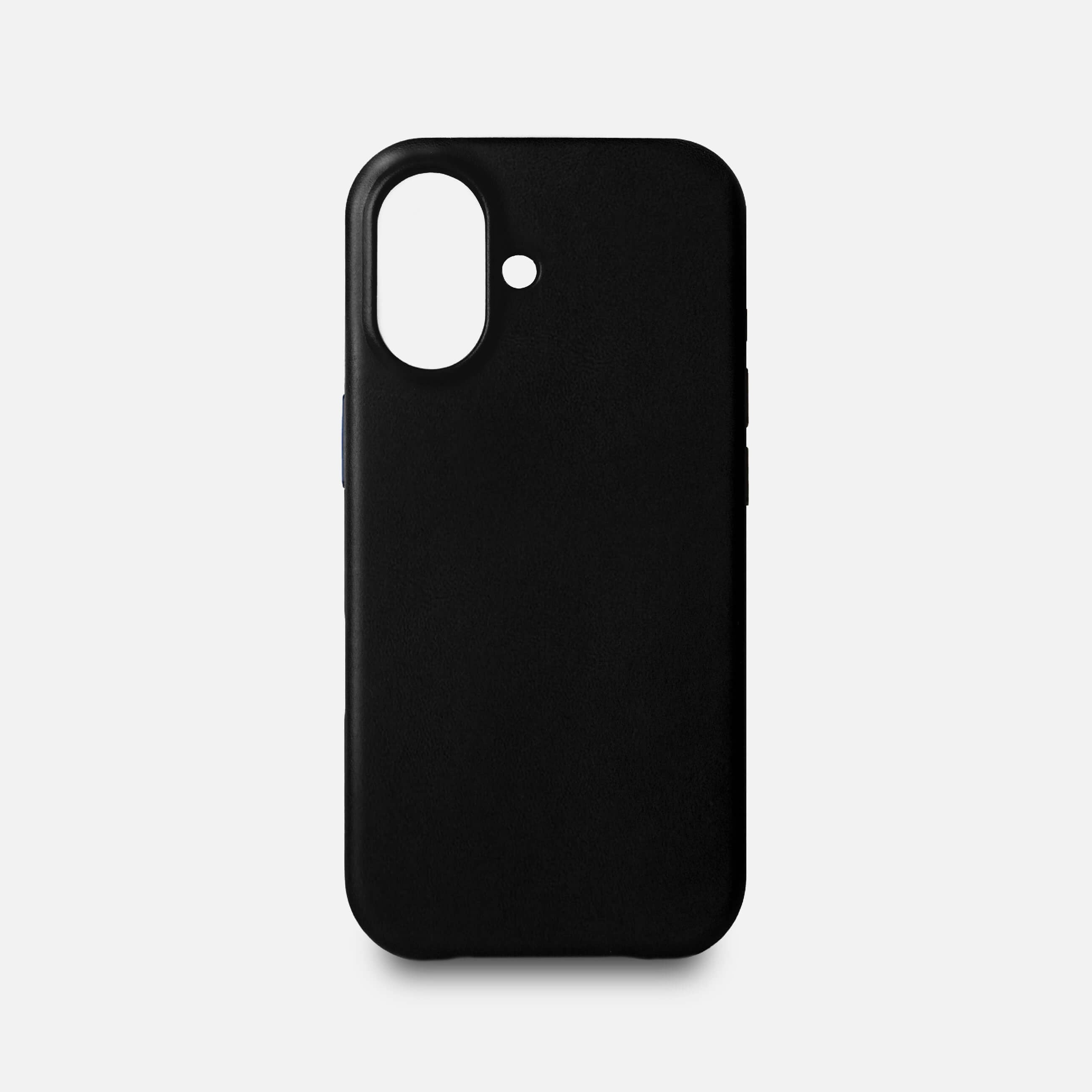 Leather iPhone 17 Shell Case, MagSafe - Black
