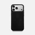 Leather iPhone 17 Pro Max Shell Case, MagSafe - Black