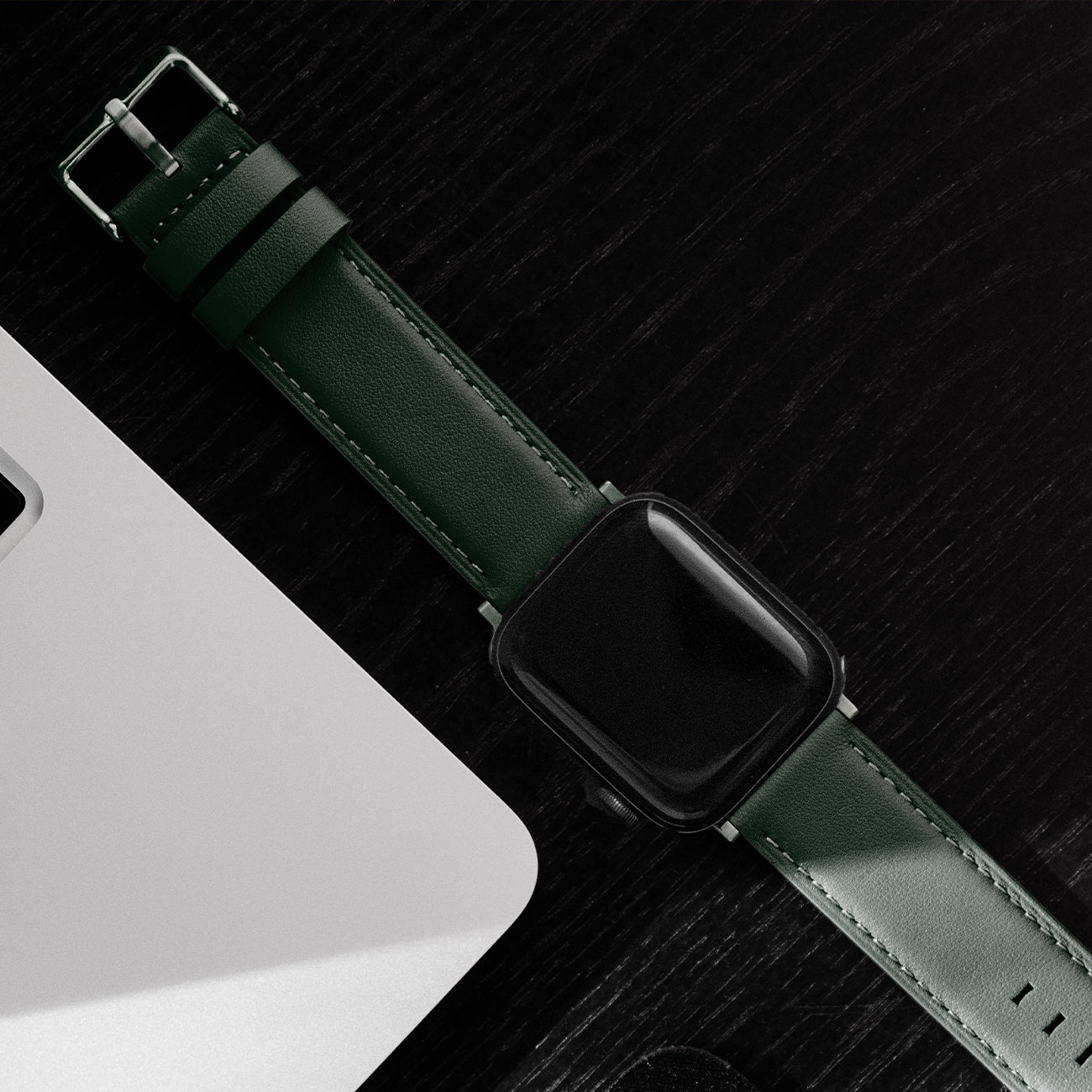 Luxury Nappa Leather Apple Watch Band Straps – Avocado Green